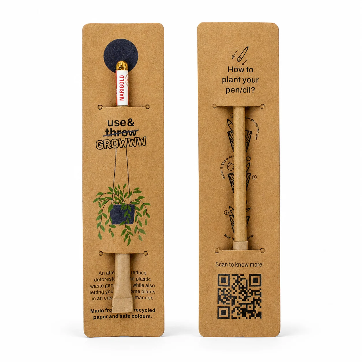 Plantable Paper Pen (flap)