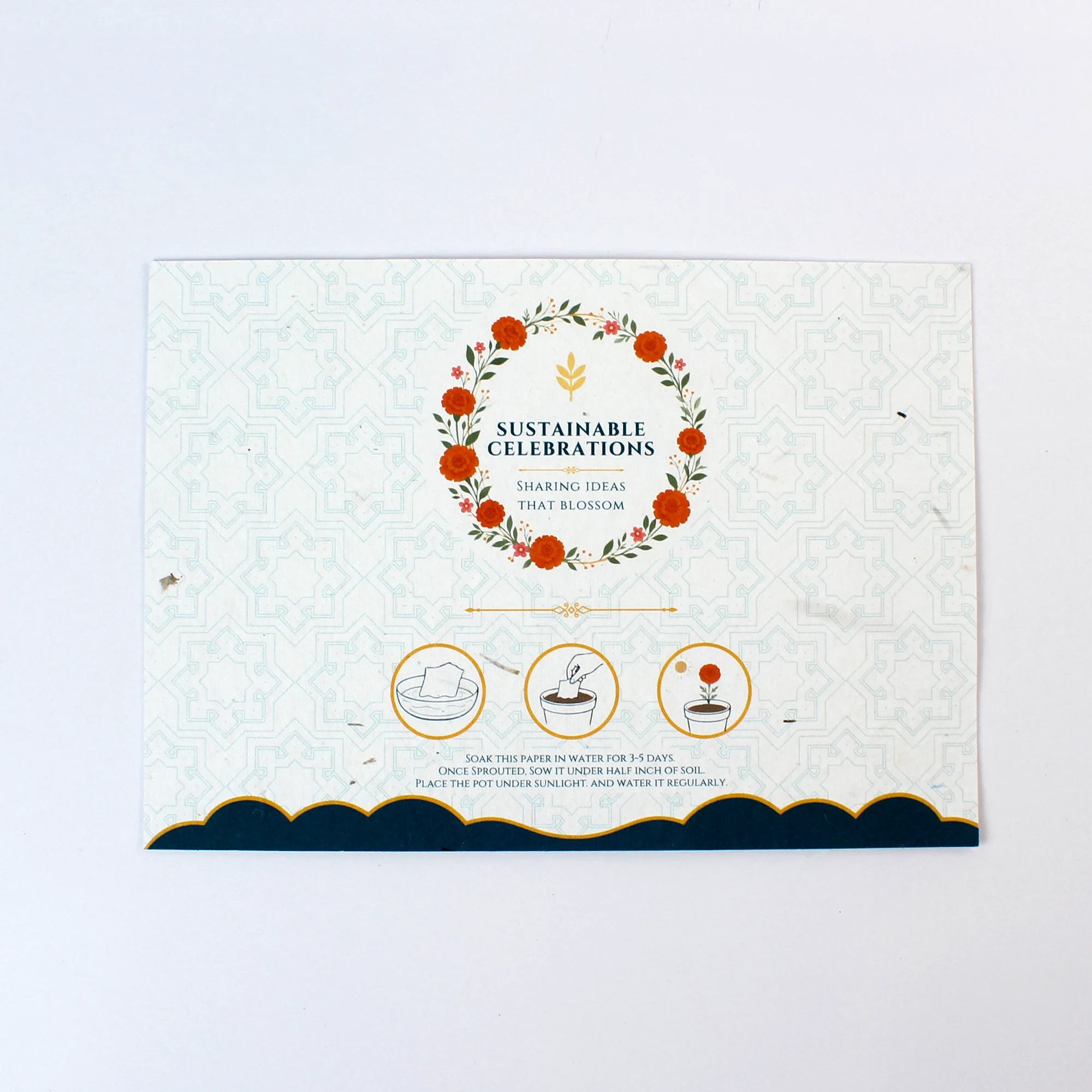 Seed Paper B5 7" x 10" (1-side) - Festive