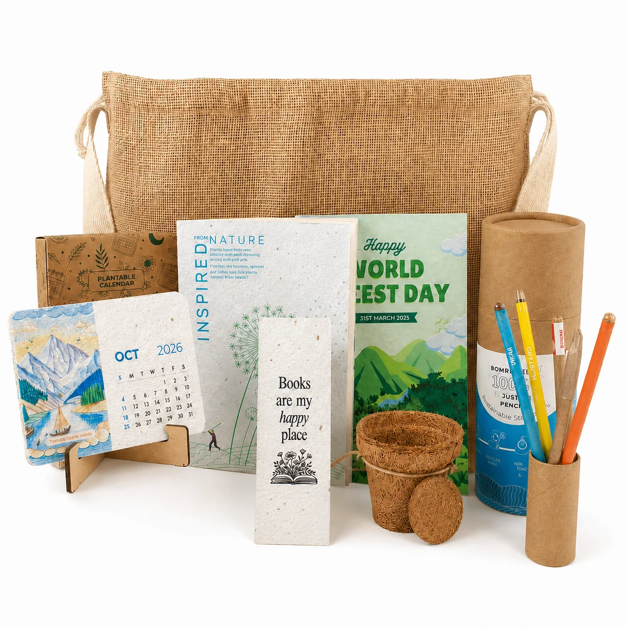 Plantable Jute Stationery Kit