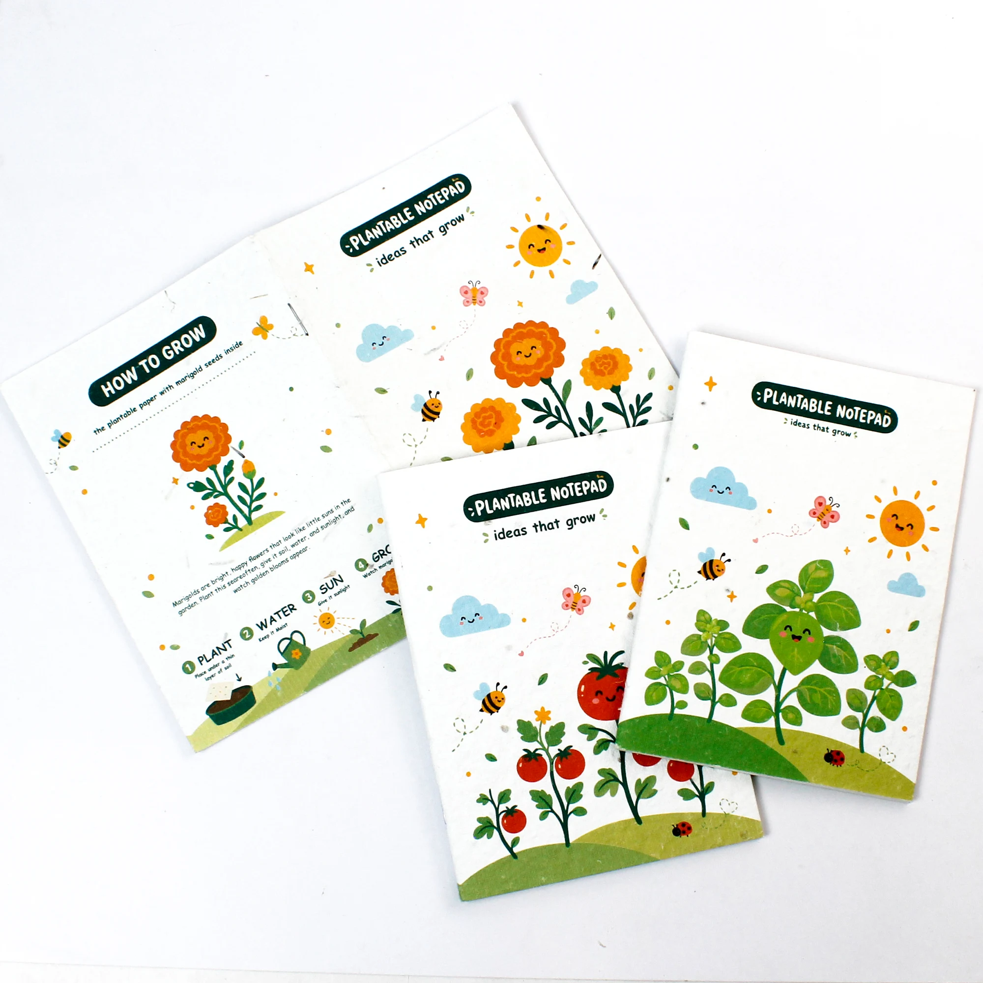 Kids Plantable Notepad Trio