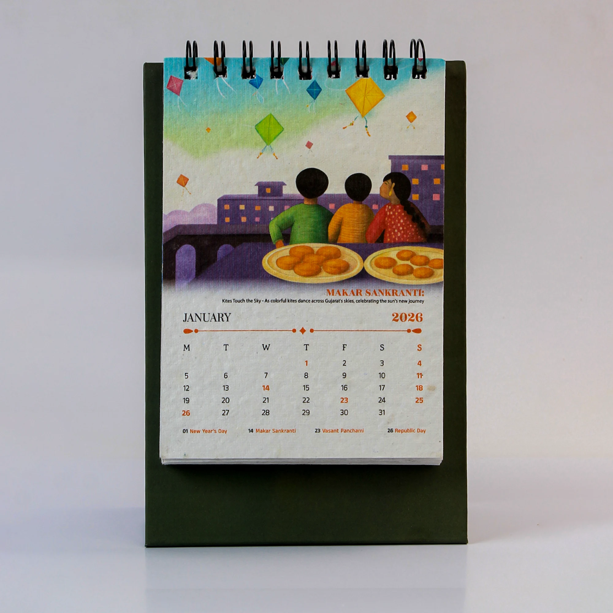 Plantable Desk Calendar – Wire-O, B6 portrait