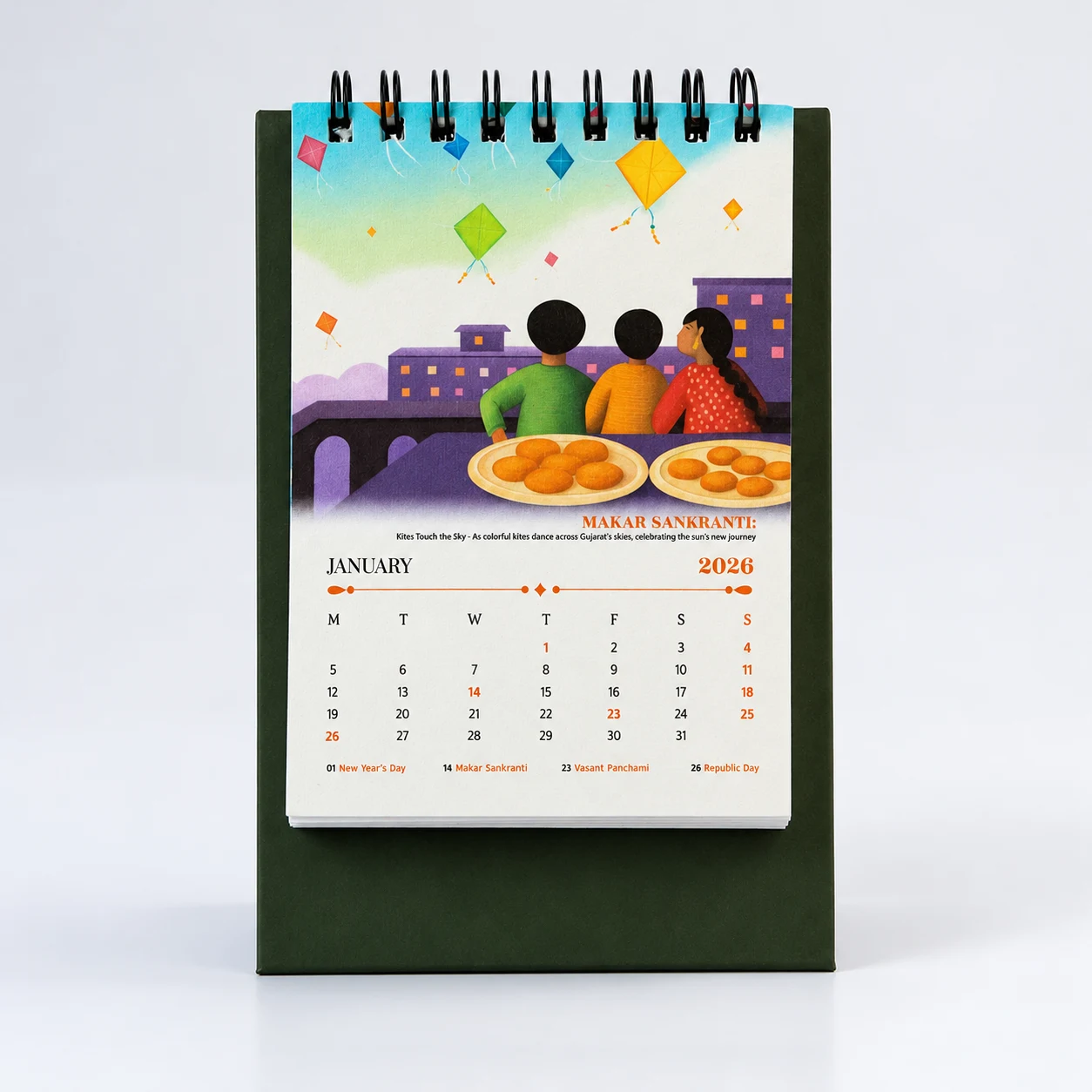 Plantable Desk Calendar – Wire-O, B6 portrait