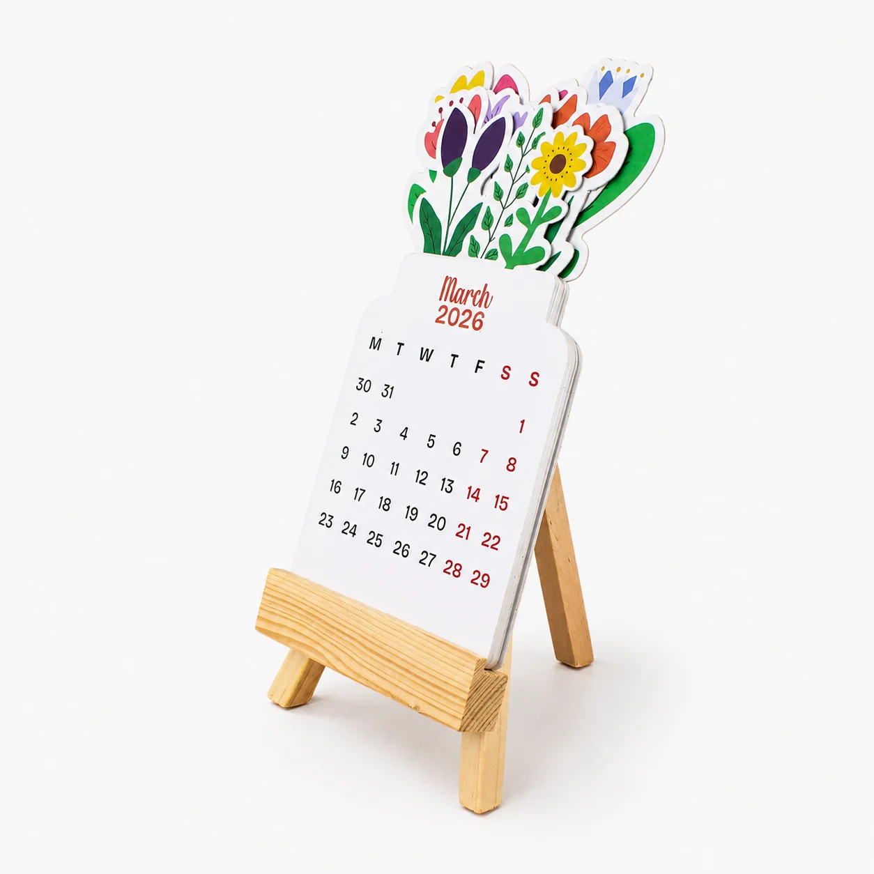 Floral Bouquet Calendar (wood)