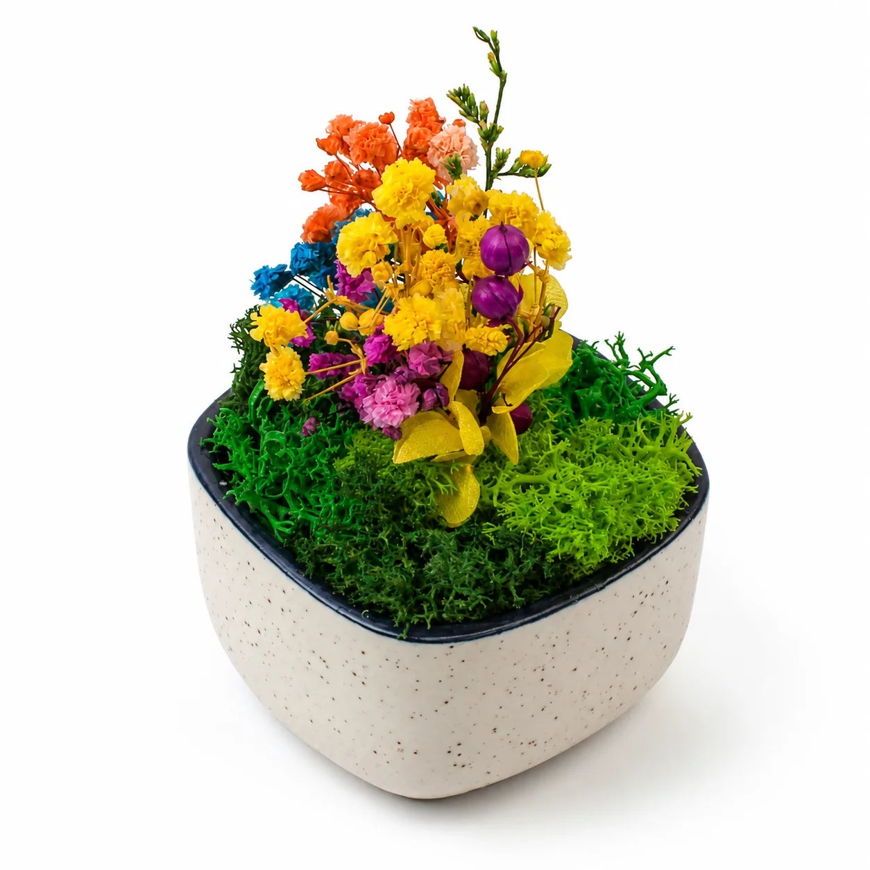 Ceramic Forest Bowl-3"