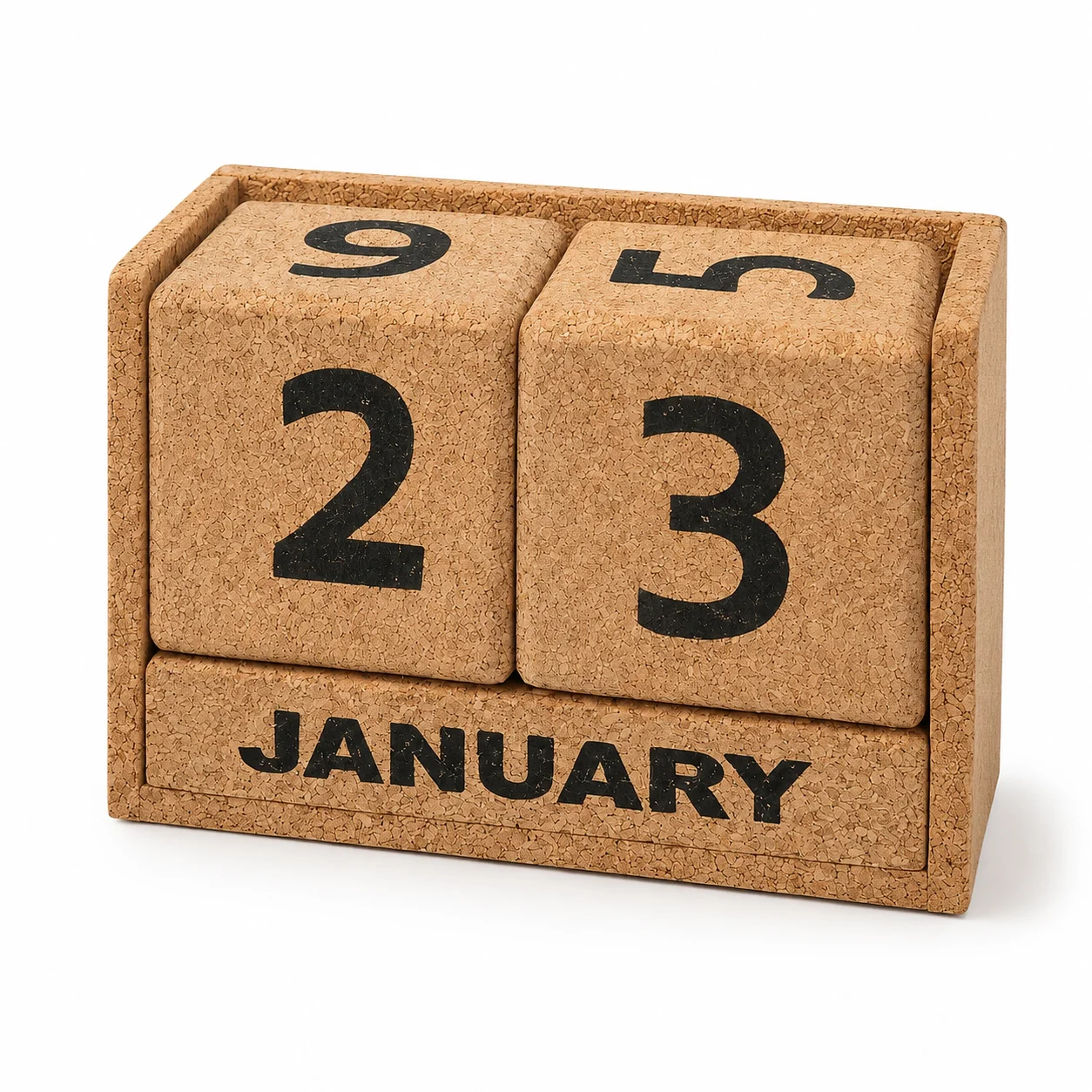 Cork Block Calendar