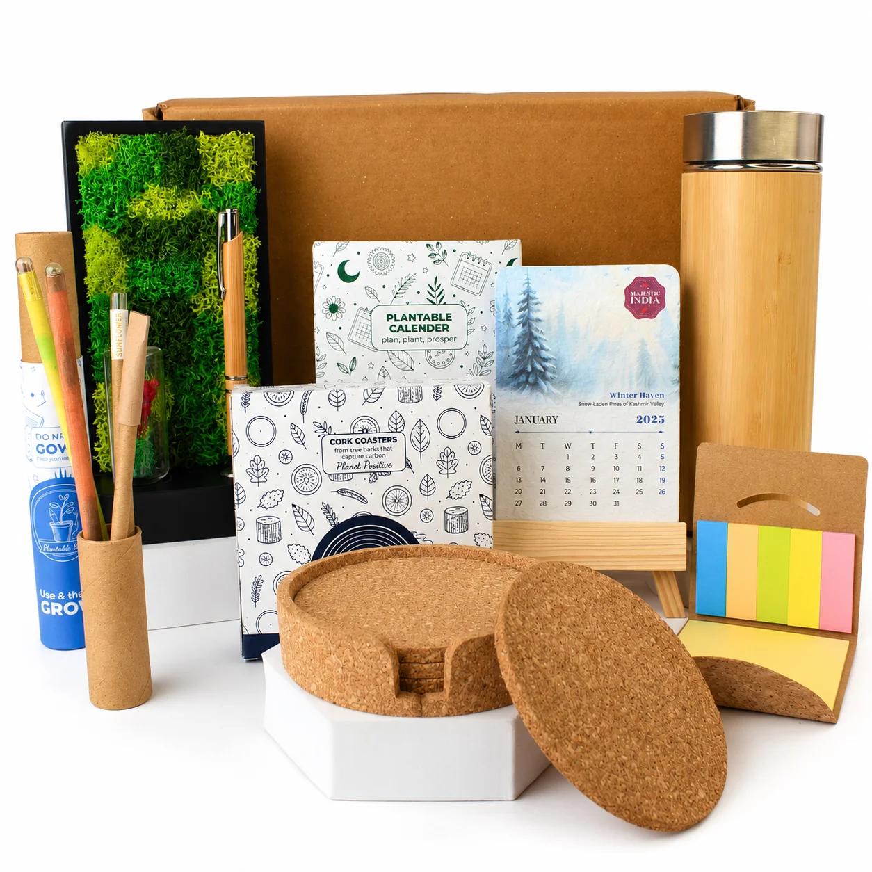 Forest Bottle Desk Gift Box