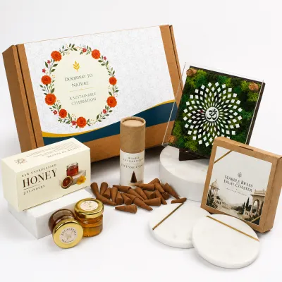 The Blessing & Marble Box — Diwali gift hamper