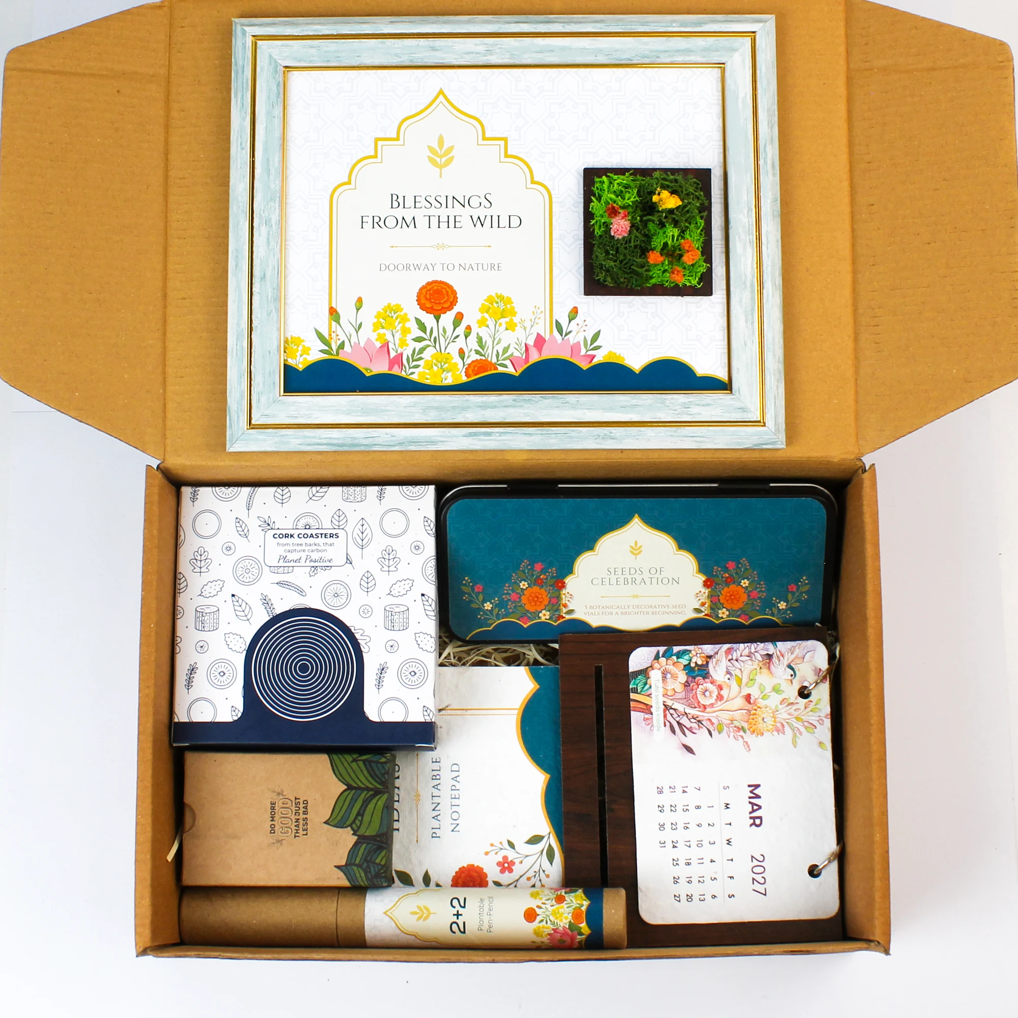 The Sowing Desk Box contents