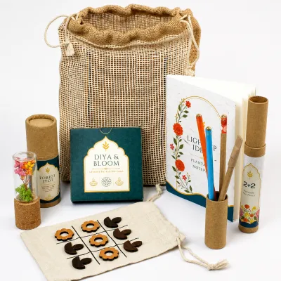 The Bloom & Play Bag — Diwali gift hamper