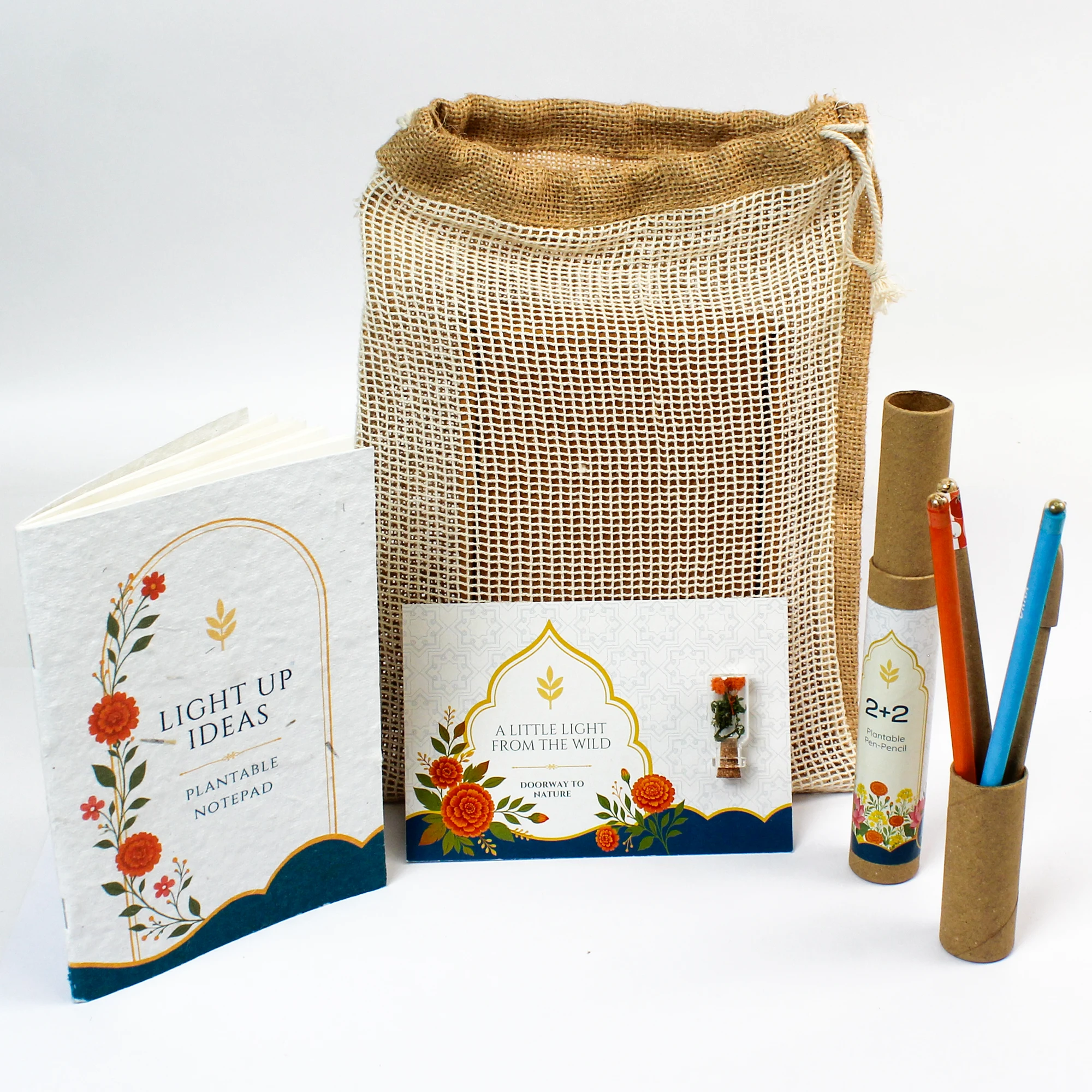 Diwali Plantable Wishes Jute Gift Bag