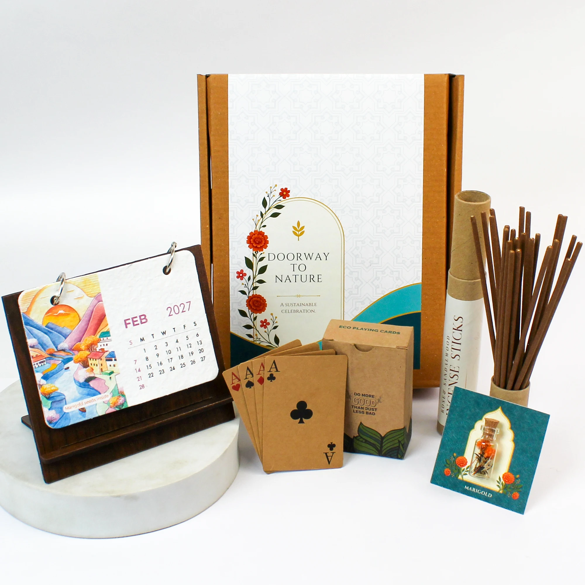 Diwali Calendar, Cards & Incense Gift Box