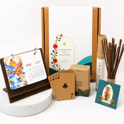 The Calendar & Incense Box — Diwali gift hamper