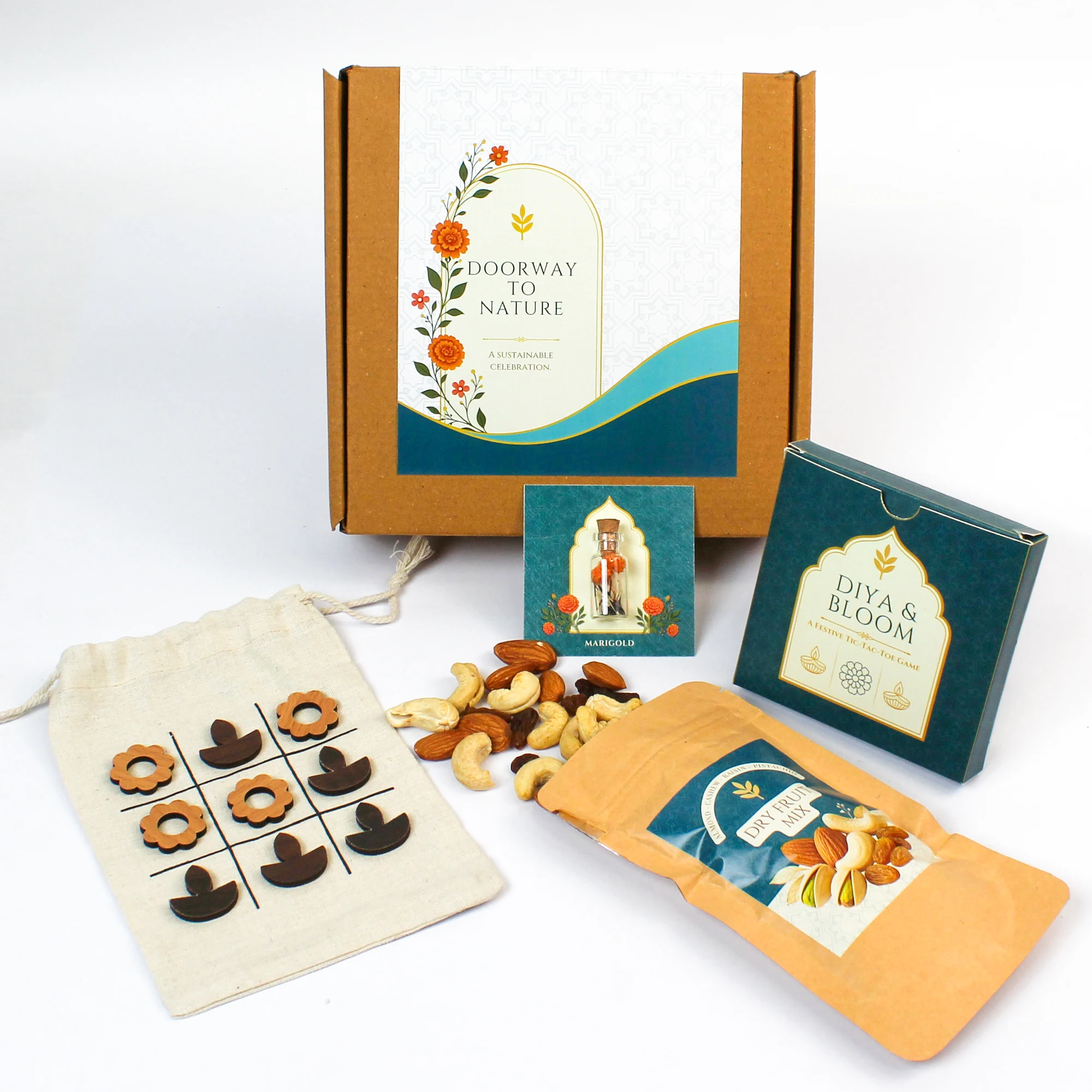 Diwali Bloom, Play & Treats Gift Box