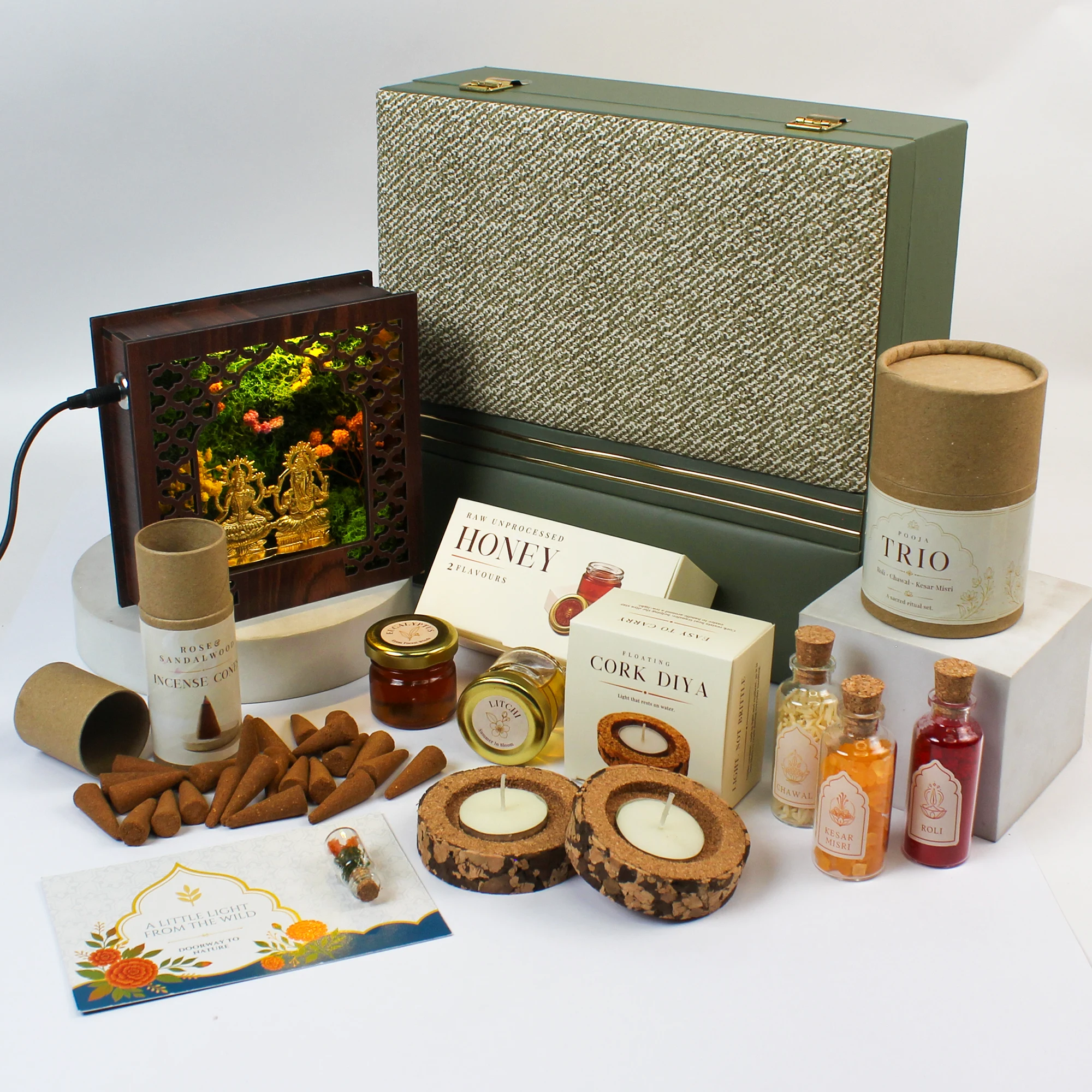 Diwali Laxmi-Ganesh Forest Ritual Chest