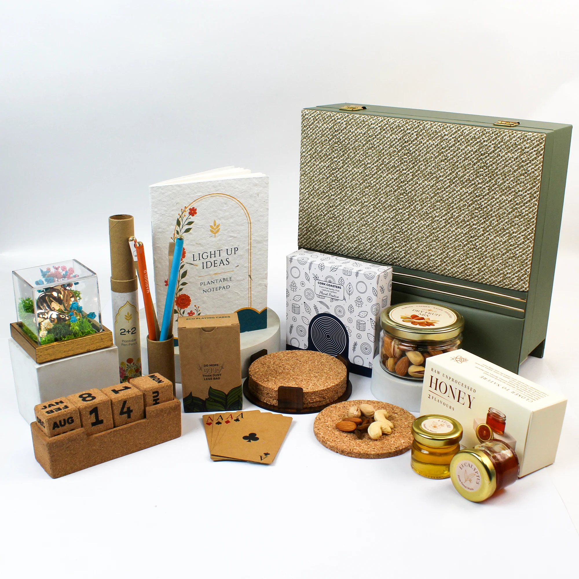 Diwali Ganesha Forest & Cork Desk Chest