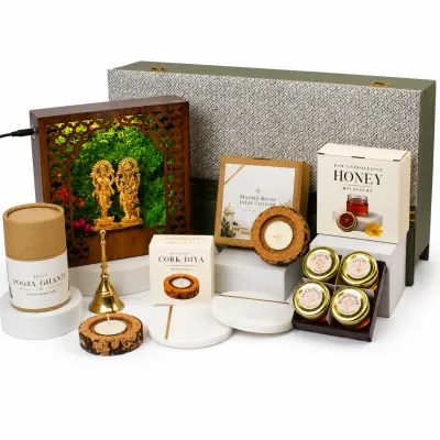 The Marble & Mandir Trunk — Diwali gift hamper