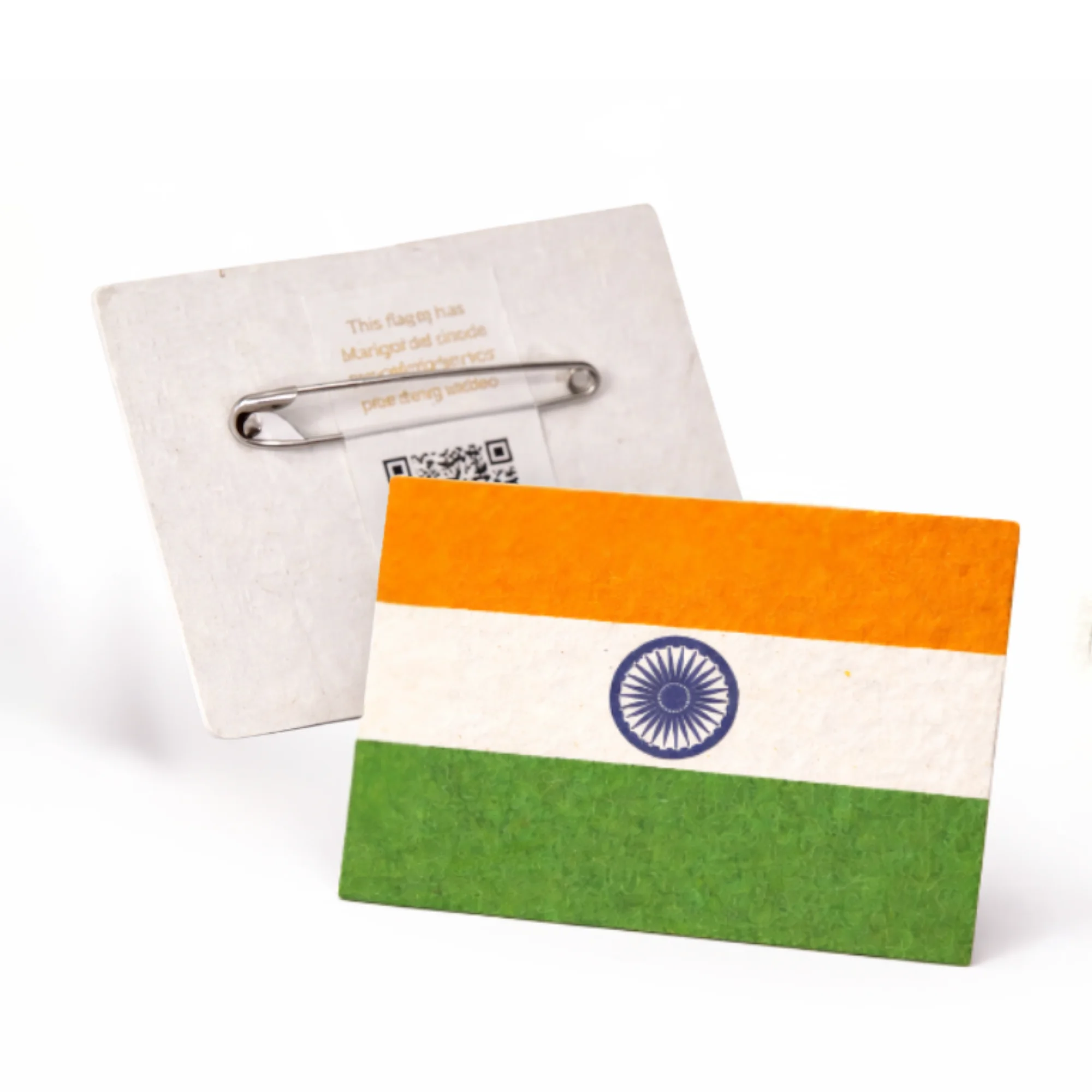 Tricolour Plantable Badge