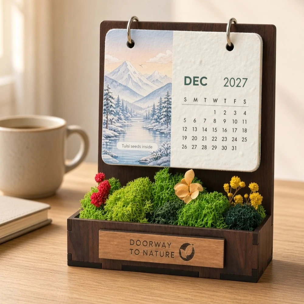 Forest Garden Desk Calendar