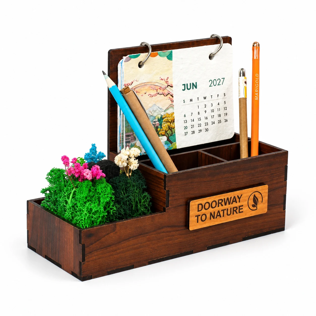 Forest Calendar Desk Organiser