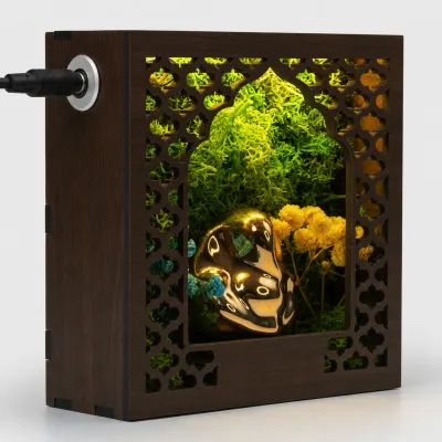 Forest Namah Ganesh 5" (with LED)