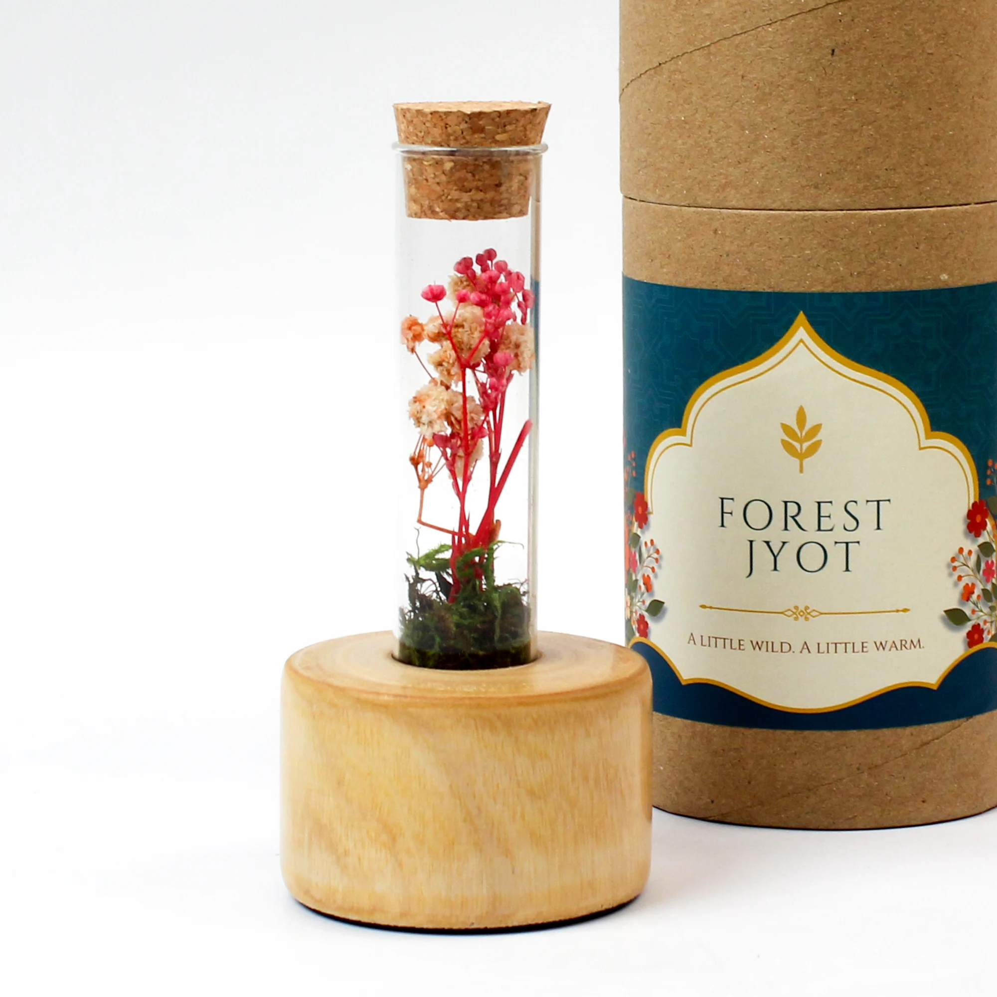 Forest Stump - Tall- Festive
