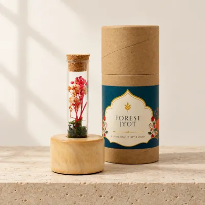 Forest Stump – Tall, Festive