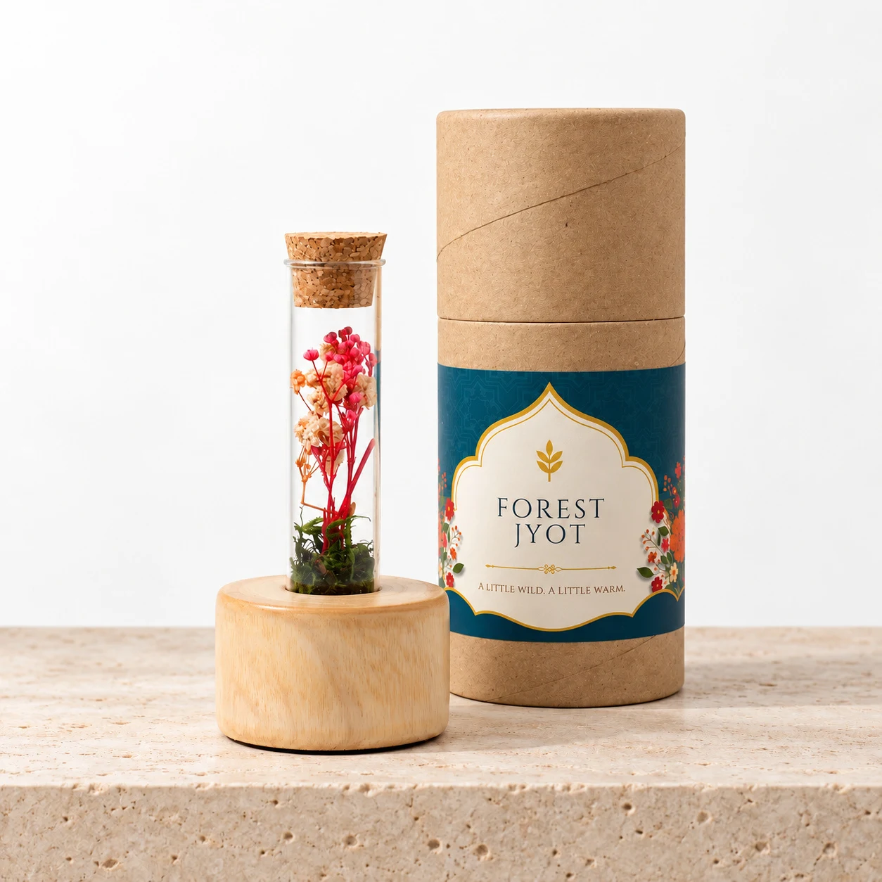 Forest Stump – Tall, Festive