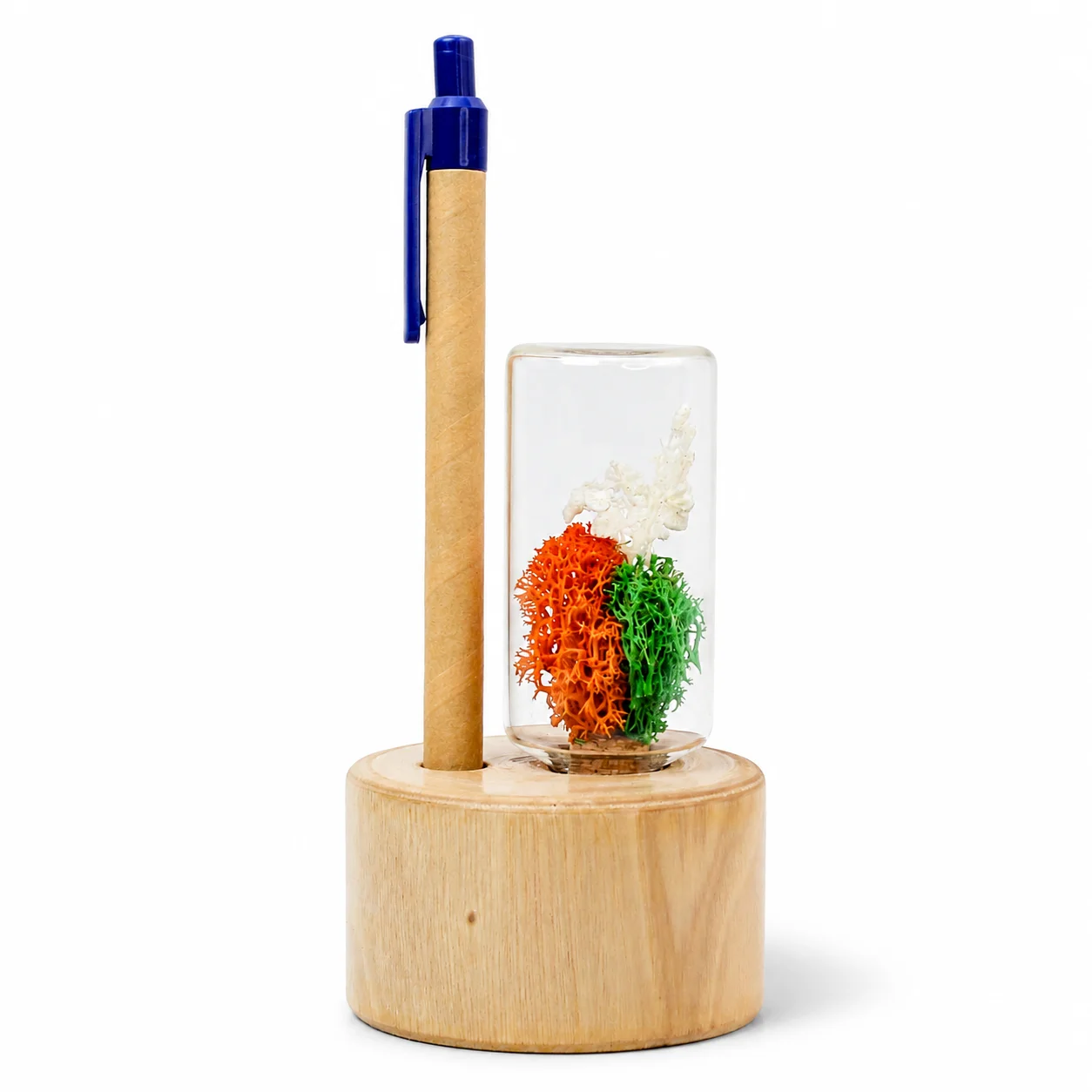 Forest Stump with Eco Click Pen - Tricolour