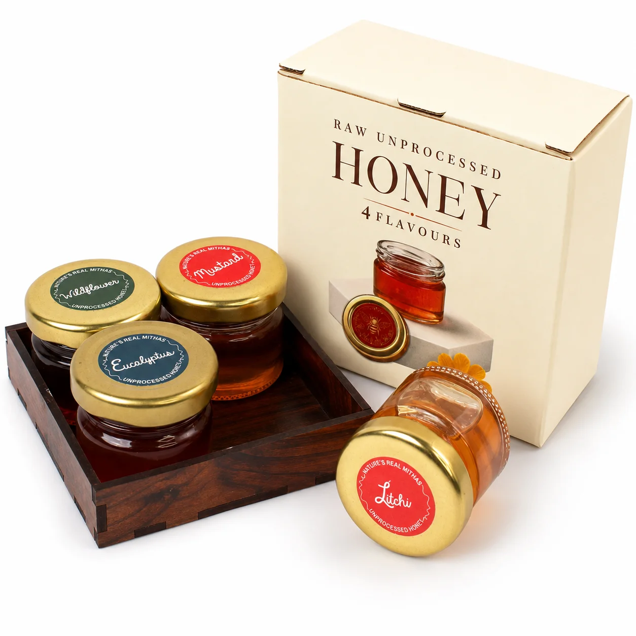 4 Raw Honey Trial Set