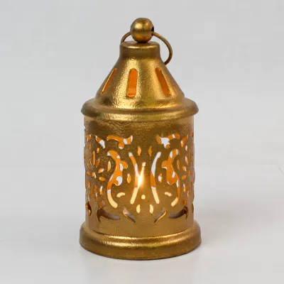 Metallic Tea Light Lantern