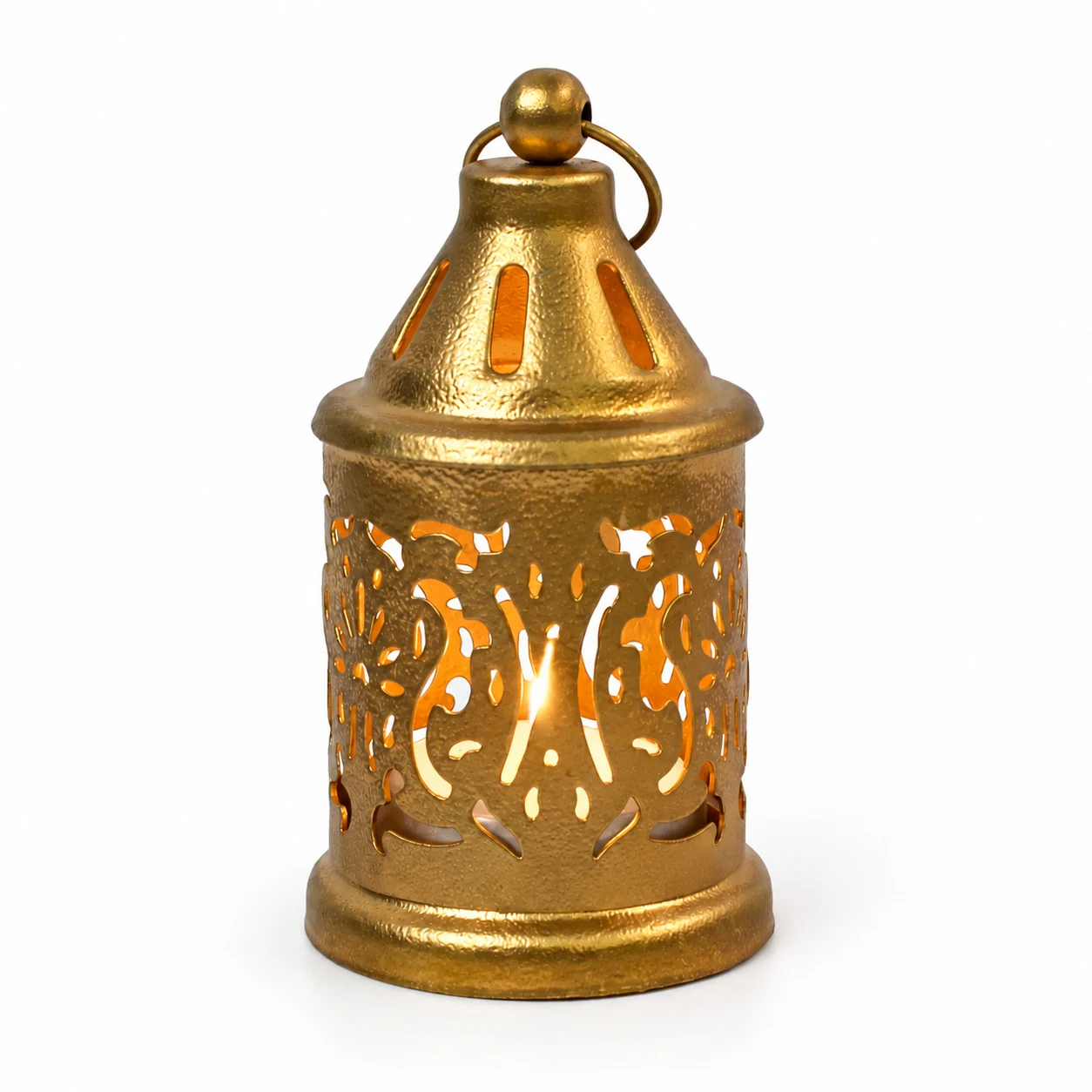 Metallic Tea Light Lantern