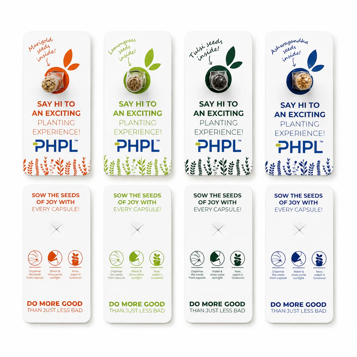 Seed capsule flap pack