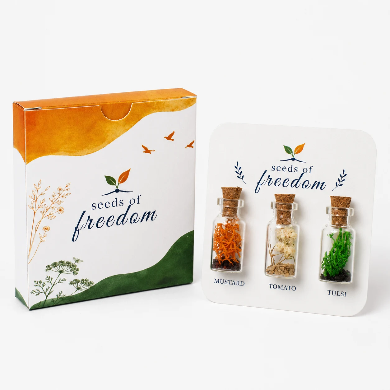 Seeds of Freedom - 3 Seed Bottles